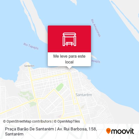 Praça Barão De Santarém | Av. Rui Barbosa, 158 mapa
