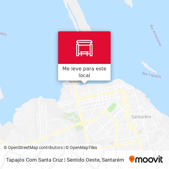 Tapajós Com Santa Cruz | Sentido Oeste mapa