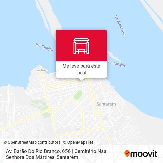 Av. Barão Do Rio Branco, 656 | Cemitério Nsa Senhora Dos Mártires mapa