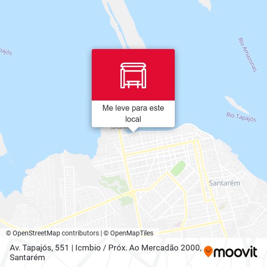 Av. Tapajós, 551 | Icmbio / Próx. Ao Mercadão 2000 mapa