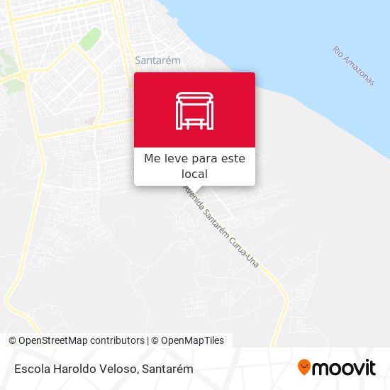 Escola Haroldo Veloso mapa