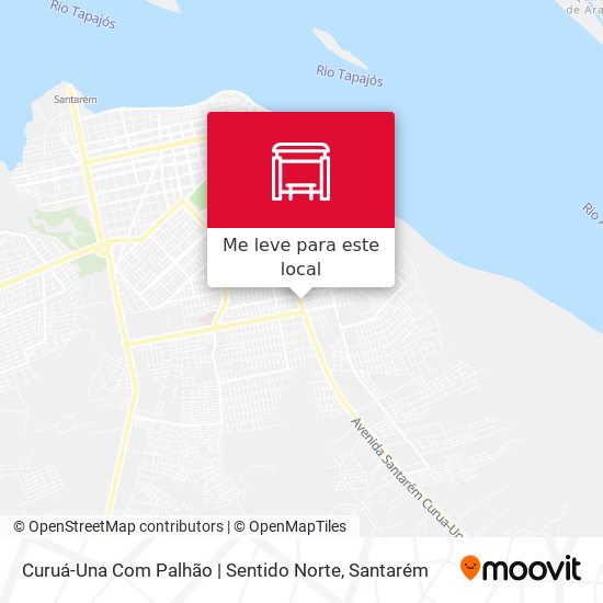 Curuá-Una Com Palhão | Sentido Norte mapa