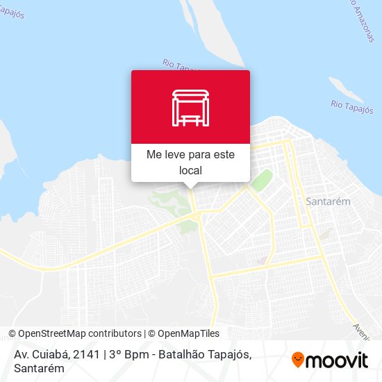 Av. Cuiabá, 2141 | 3º Bpm - Batalhão Tapajós mapa