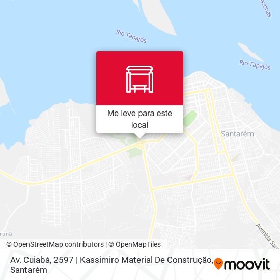 Av. Cuiabá, 2597 | Kassimiro Material De Construção mapa