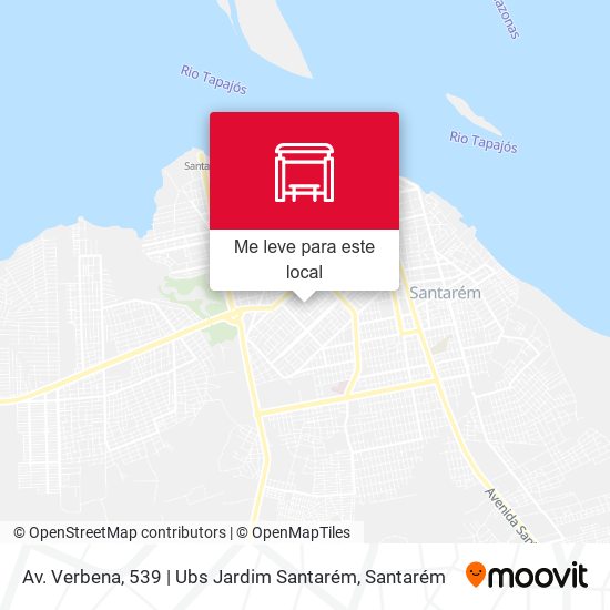 Av. Verbena, 539 | Ubs Jardim Santarém mapa