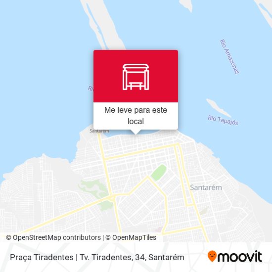 Praça Tiradentes | Tv. Tiradentes, 34 mapa