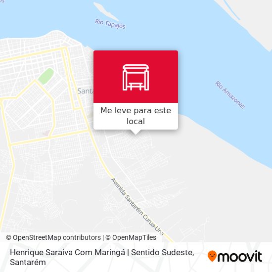 Henrique Saraiva Com Maringá | Sentido Sudeste mapa