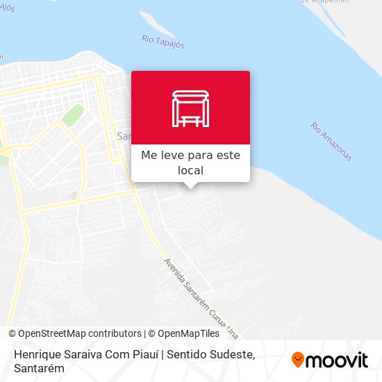 Henrique Saraiva Com Piauí | Sentido Sudeste mapa