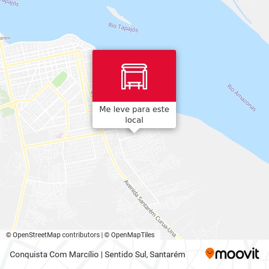 Conquista Com Marcílio | Sentido Sul mapa