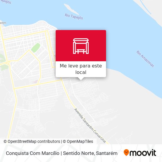 Conquista Com Marcílio | Sentido Norte mapa