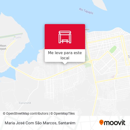 Maria José Com São Marcos mapa