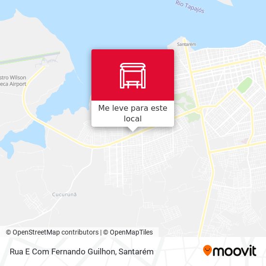 Rua E Com Fernando Guilhon mapa