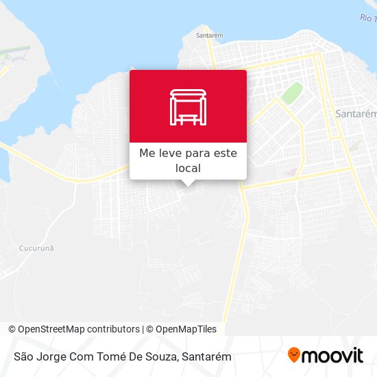 São Jorge Com Tomé De Souza mapa