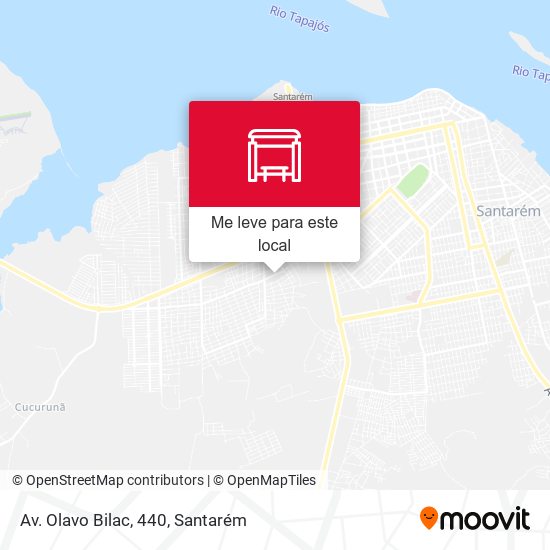 Olavo Bilac Com 31 De Maio | Sentido Leste mapa