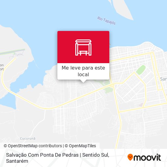 Salvação Com Ponta De Pedras | Sentido Sul mapa