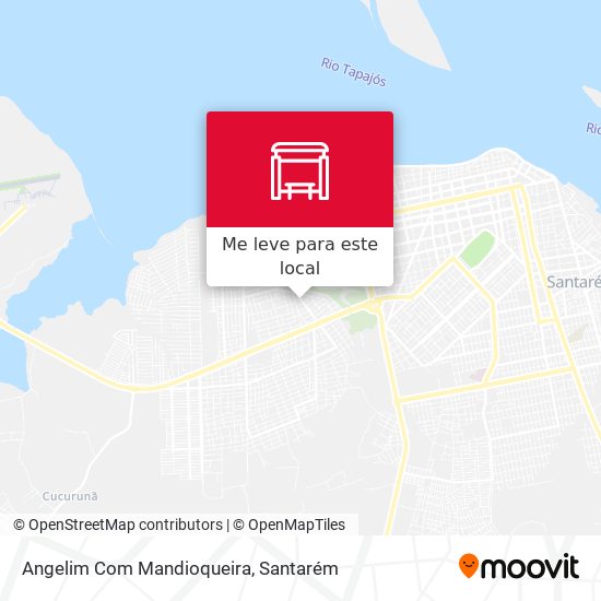 Angelim Com Mandioqueira mapa