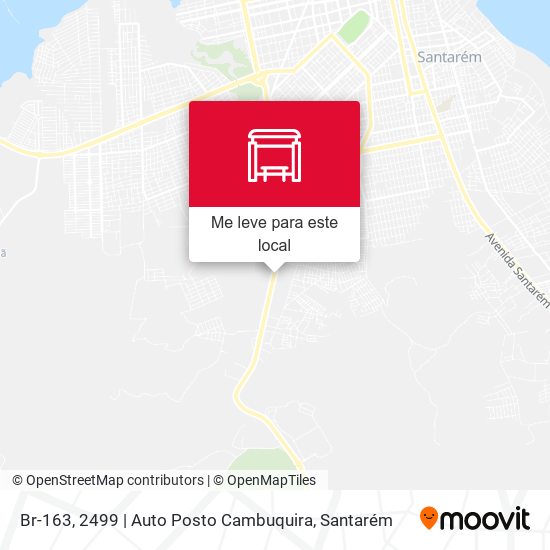 Br-163, 2499 | Auto Posto Cambuquira mapa