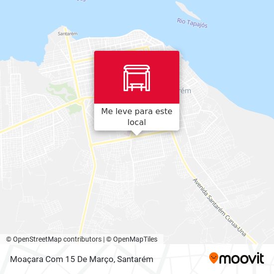 Moaçara Com 15 De Março mapa