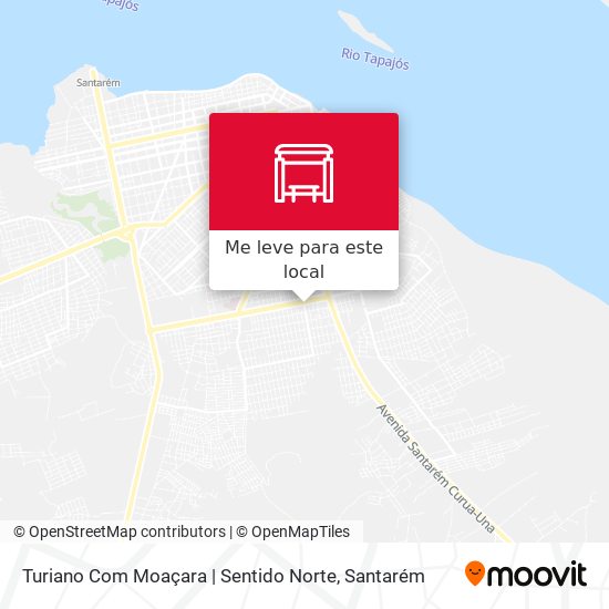 Turiano Com Moaçara | Sentido Norte mapa