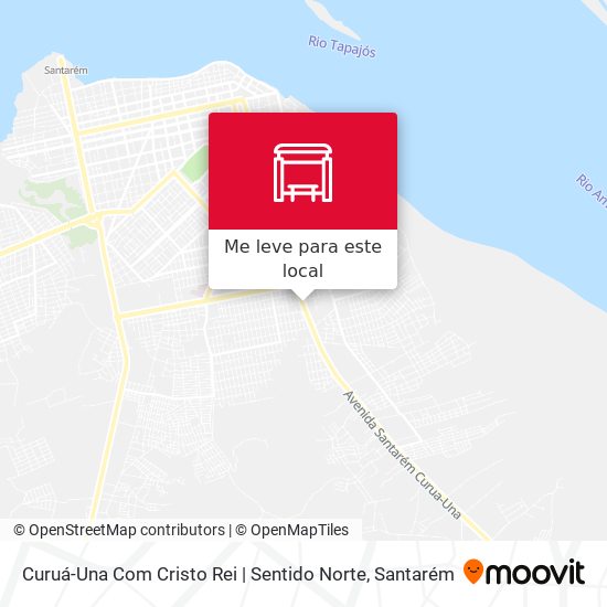 Curuá-Una Com Cristo Rei | Sentido Norte mapa