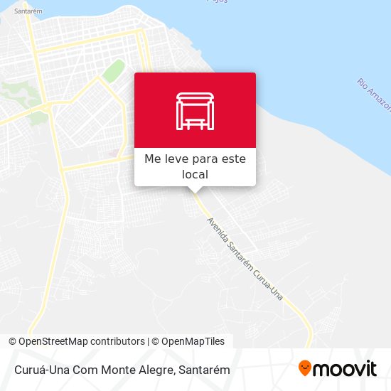 Curuá-Una Com Monte Alegre mapa