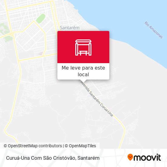 Curuá-Una Com São Cristóvão mapa