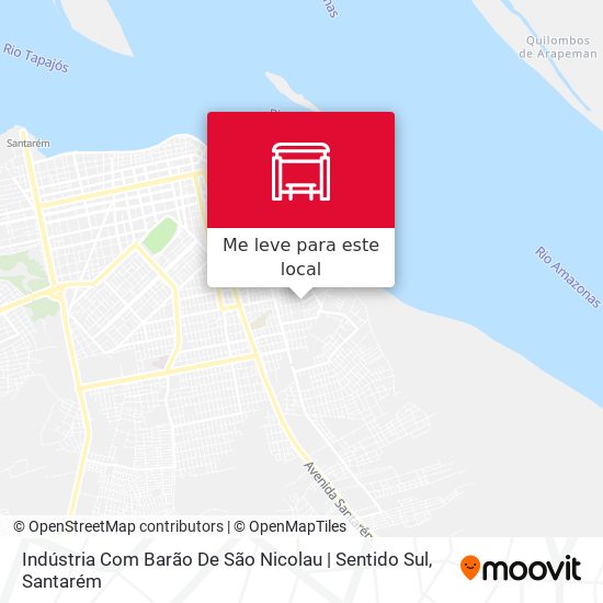 Indústria Com Barão De São Nicolau | Sentido Sul mapa
