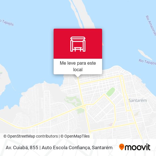 Av. Cuiabá, 855 | Auto Escola Confiança mapa
