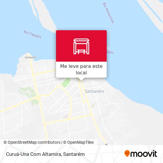 Curuá-Una Com Altamira mapa