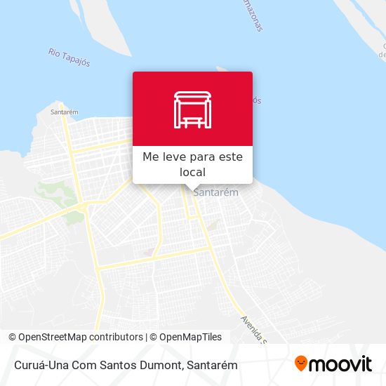 Curuá-Una Com Santos Dumont mapa