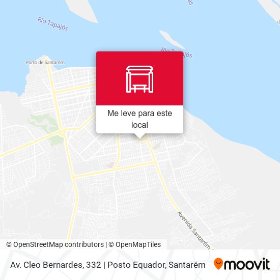 Av. Cleo Bernardes, 332 | Posto Equador mapa