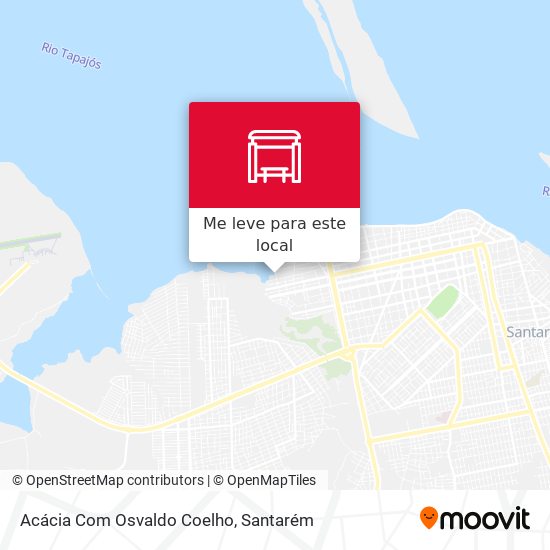 Acácia Com Osvaldo Coelho mapa