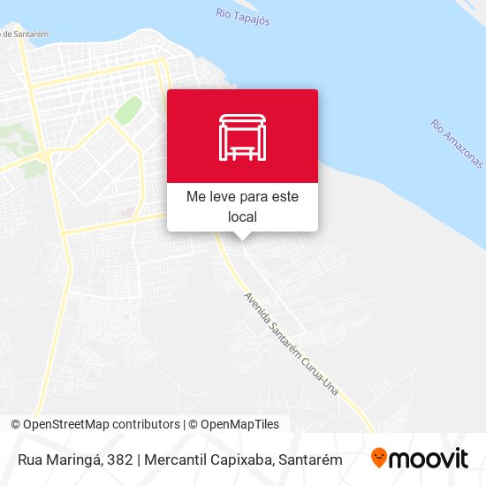 Rua Maringá, 382 | Mercantil Capixaba mapa