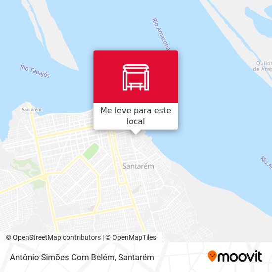 Antônio Simões Com Belém mapa