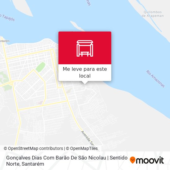 Gonçalves Dias Com Barão De São Nicolau | Sentido Norte mapa