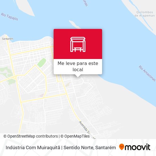 Indústria Com Muiraquitã | Sentido Norte mapa