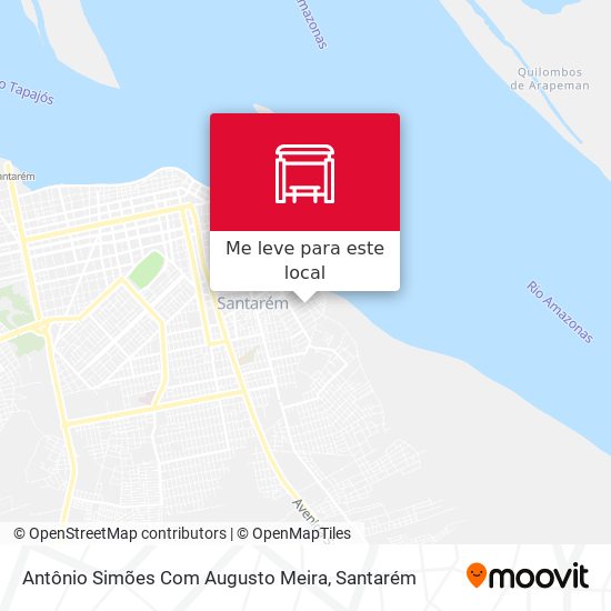 Antônio Simões Com Augusto Meira mapa