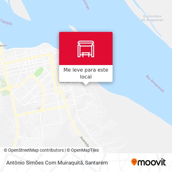 Antônio Simões Com Muiraquitã mapa