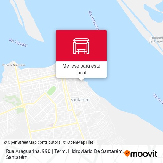 Rua Araguarina, 990 | Term. Hidroviário De Santarém mapa