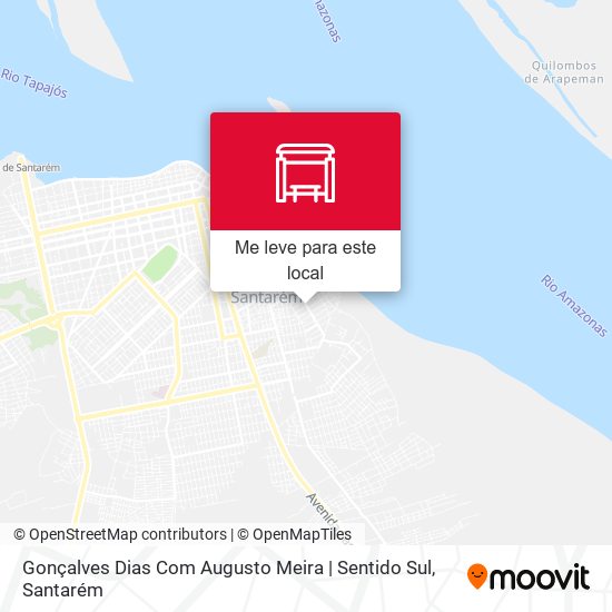 Gonçalves Dias Com Augusto Meira | Sentido Sul mapa