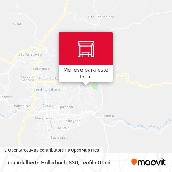 Rua Adalberto Hollerbach, 830 mapa