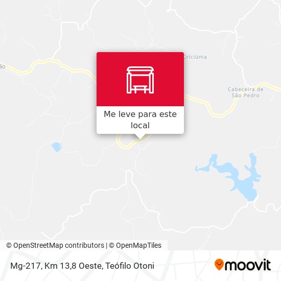 Mg-217, Km 13,8 Oeste mapa