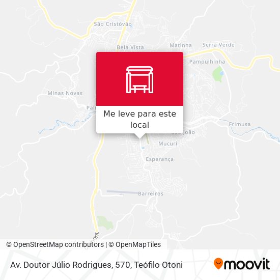 Av. Doutor Júlio Rodrigues, 570 mapa