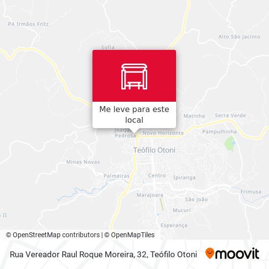 Rua Vereador Raul Roque Moreira, 32 mapa
