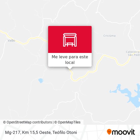 Mg-217, Km 15,5 Oeste mapa