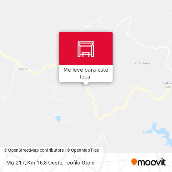 Mg-217, Km 16,8 Oeste mapa