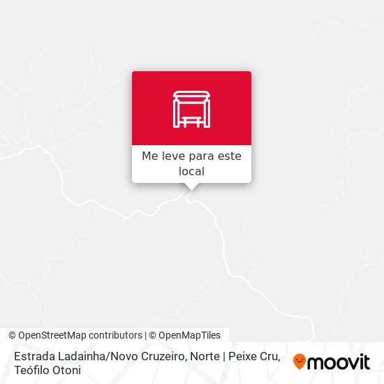 Estrada Ladainha / Novo Cruzeiro, Norte | Peixe Cru mapa