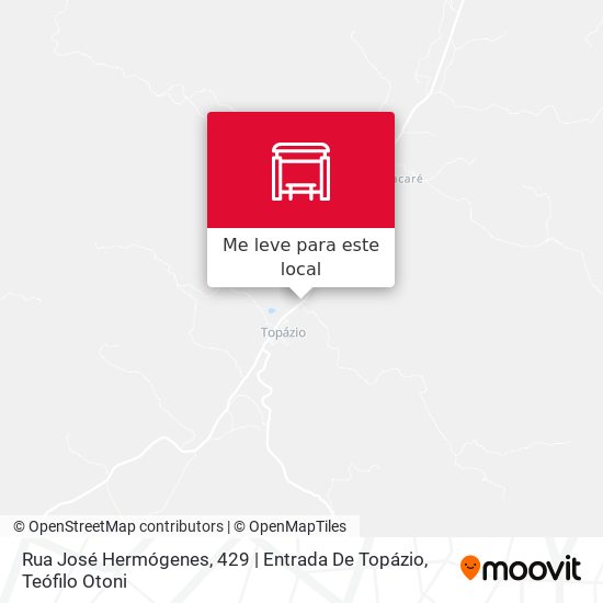 Rua José Hermógenes, 429 | Entrada De Topázio mapa