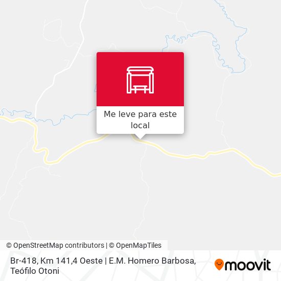 Br-418, Km 141,4 Oeste | E.M. Homero Barbosa mapa