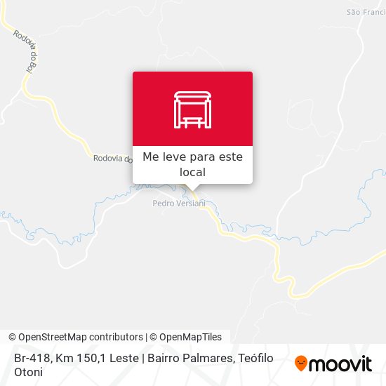 Br-418, Km 150,1 Leste | Bairro Palmares mapa